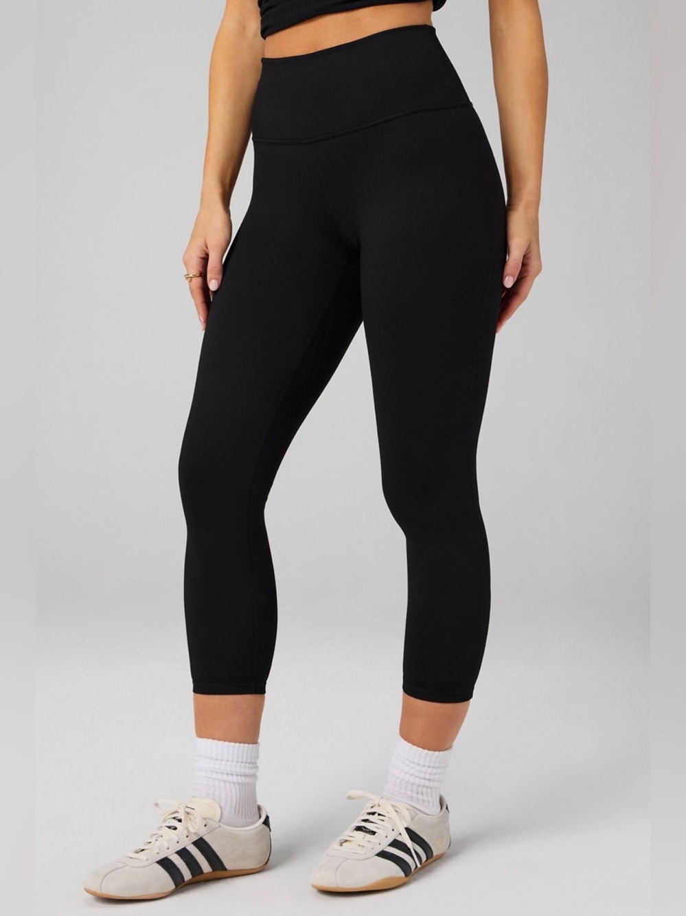 Fabletics Define PowerHold High Waisted Capri Leggings BlackWomen XL